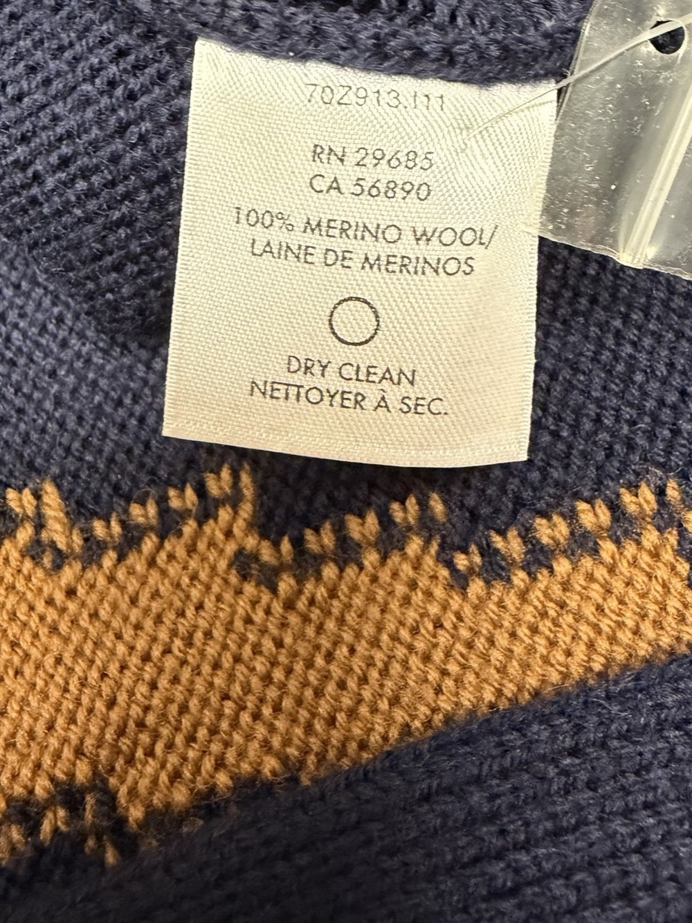 Pendleton Geometric Merino Wool Cardigan Size Large - Picture 4 of 9